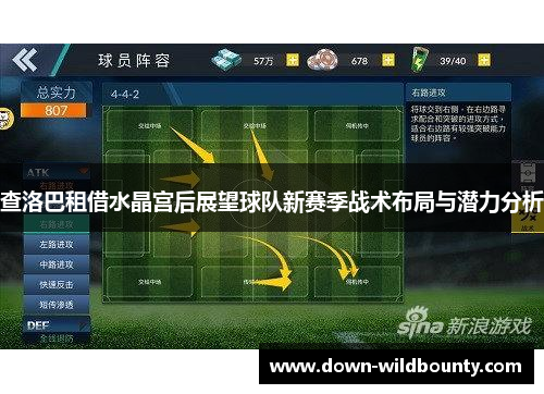查洛巴租借水晶宫后展望球队新赛季战术布局与潜力分析 查洛巴租借水晶宫后展望球队新赛季战术布局与潜力分析