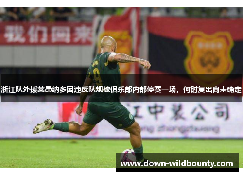 浙江队外援莱昂纳多因违反队规被俱乐部内部停赛一场，何时复出尚未确定