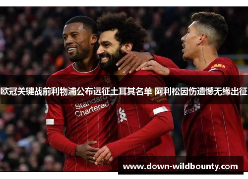 欧冠关键战前利物浦公布远征土耳其名单 阿利松因伤遗憾无缘出征
