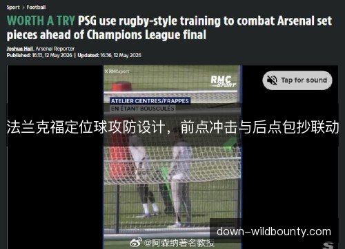 法兰克福定位球攻防设计，前点冲击与后点包抄联动